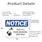 Signmission This Is A Hand Washing Sink Only With Symbol, 14 in W x Rectangle, Plastic OS-2PACK-NS-P-1014-L-16684 - alternate 4